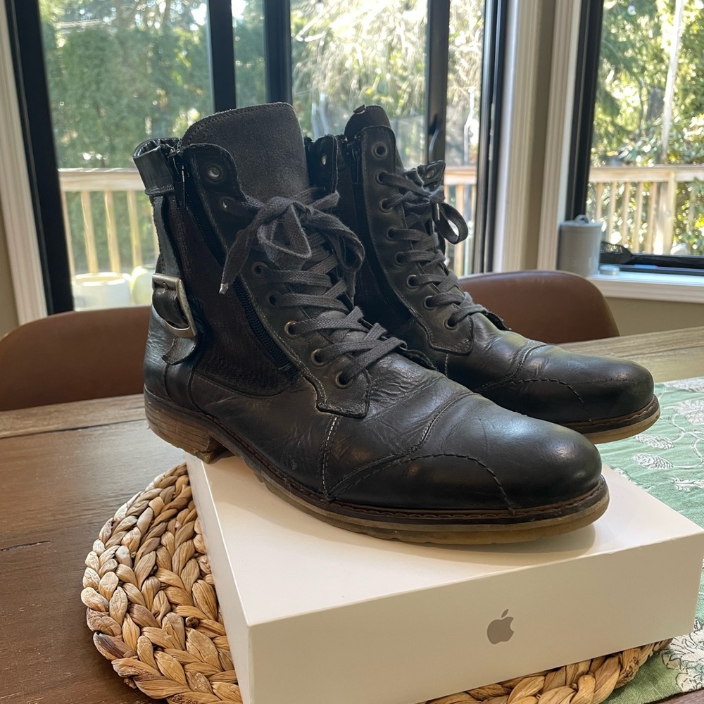 Genuine Leather Steve Madden Boots
